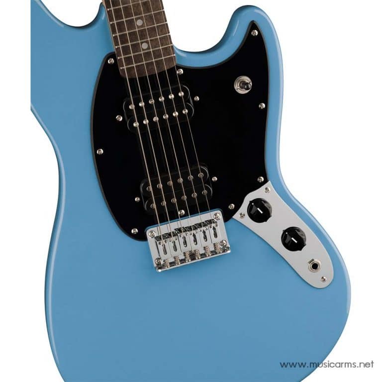 Squier Sonic Mustang HH Electric Guitar in California Blue pickup ขายราคาพิเศษ
