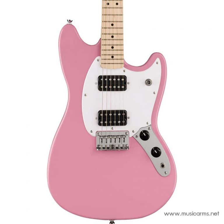 Squier Sonic Mustang HH Electric Guitar in Flash Pink body ขายราคาพิเศษ