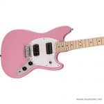 Squier Sonic Mustang HH Electric Guitar in Flash Pink neck ขายราคาพิเศษ