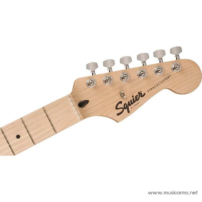 Squier Sonic Stratocaster HSS Electric Guitar in Black head ขายราคาพิเศษ