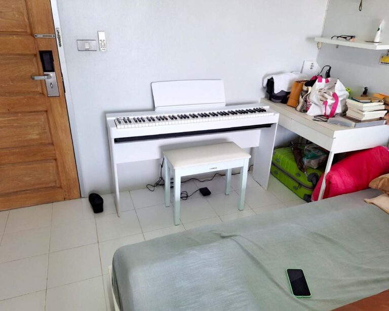 ประกอบเปียโนไฟฟ้ารุ่นYamaha P-225 BK