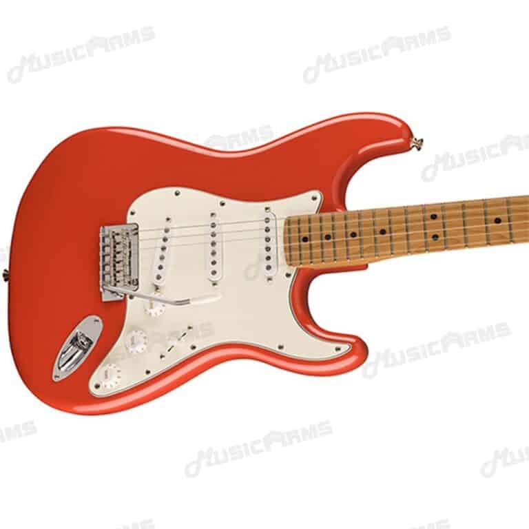 Fender DE Player Stratocaster Roasted Maple Limited Edition Red body ขายราคาพิเศษ