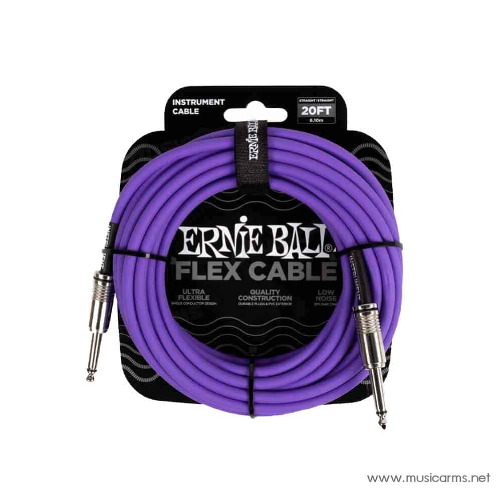 Ernie Ball Flex Instrument Cable 20FT Straight/Straight สายแจ็ค 20 ฟุต ...