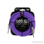 Ernie Ball Flex Instrument Cable 20FT Straight ม่วง ขายราคาพิเศษ