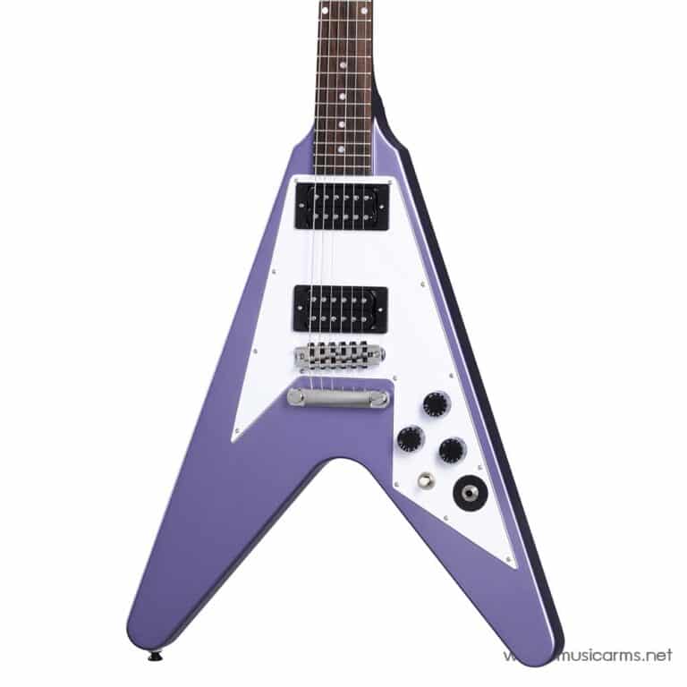 Epiphone Kirk Hammett 1979 Flying V Electric Guitar in Purple Metallic body ขายราคาพิเศษ