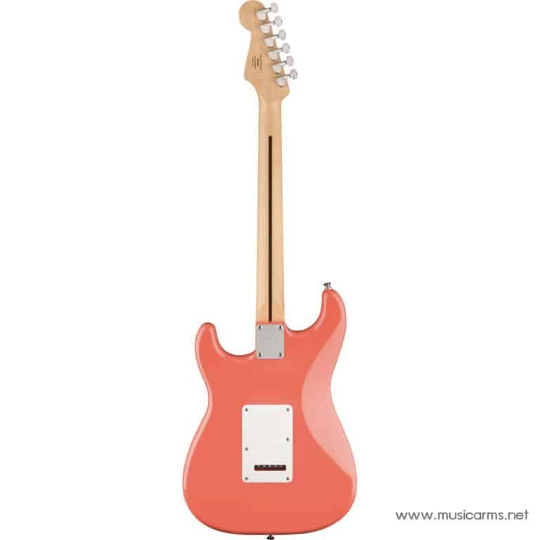 Squier FSR Sonic Stratocaster Maple Tahitian Coral Limited Edition back ขายราคาพิเศษ