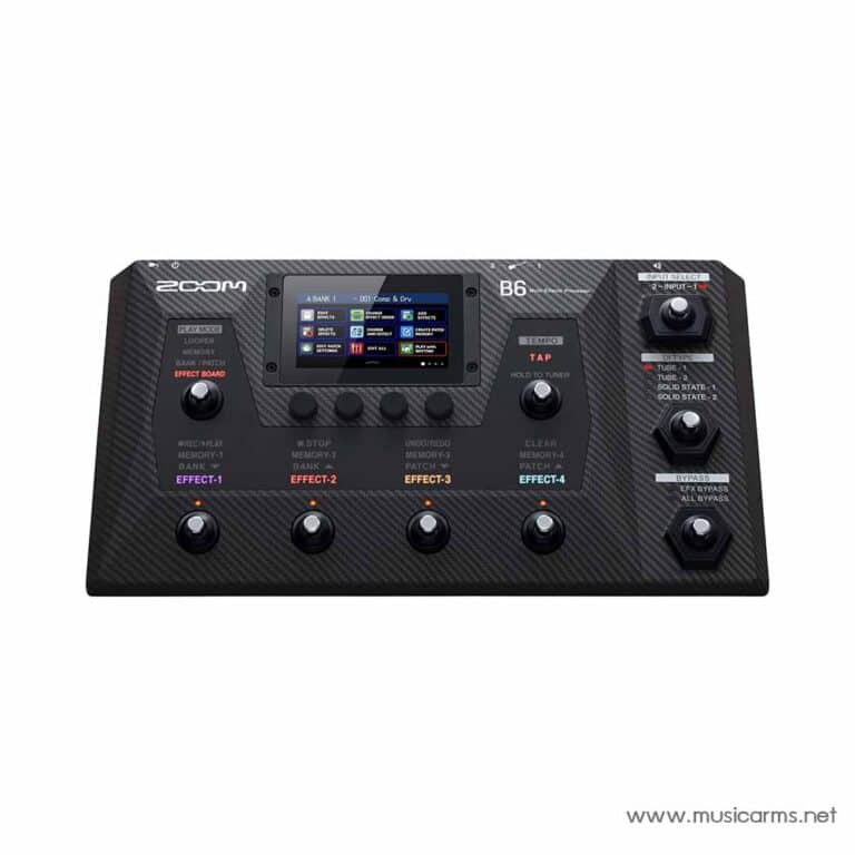 Zoom B6 มัลติเอฟเฟคเบส | Music Arms ศูนย์รวมเครื่องดนตรี ตั้งแต่ ...