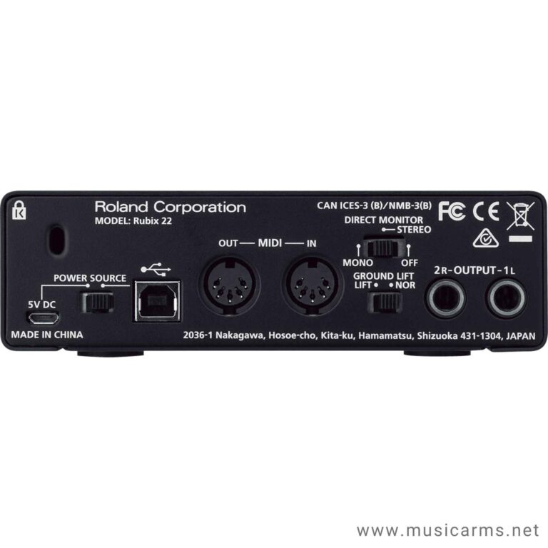 RolandRUBIX 22 USB Audio Interface ขายราคาพิเศษ