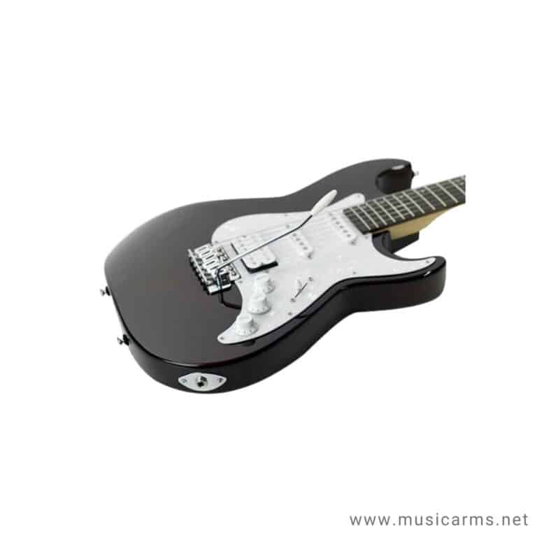 Greg Bennett Malibu MB-50 (H-S-S) Lefty Electric Guitar - M. Black ขายราคาพิเศษ