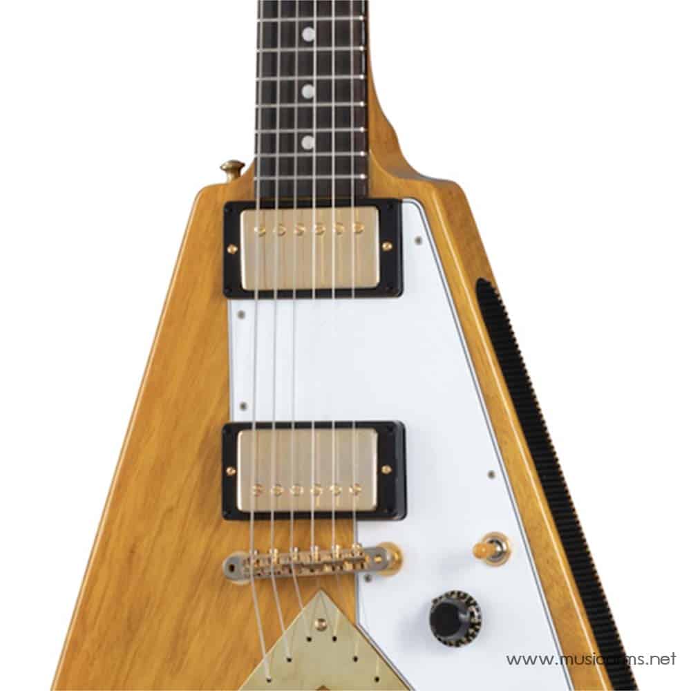 Gibson Custom Shop 1958 Korina Flying V Reissue (White Pickguard)