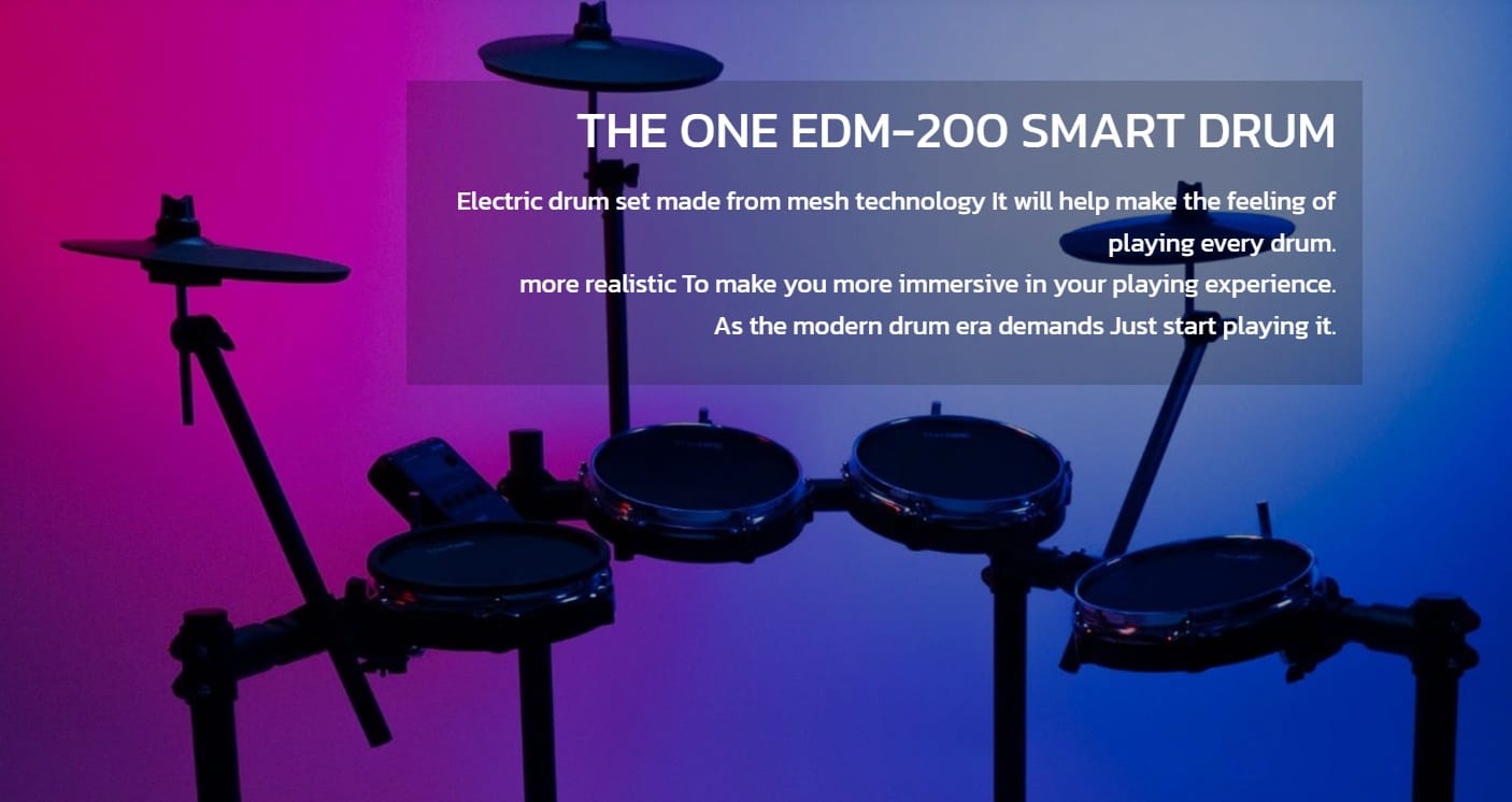 The ONE Electronic Drum EDM-200-Content-01-Eng