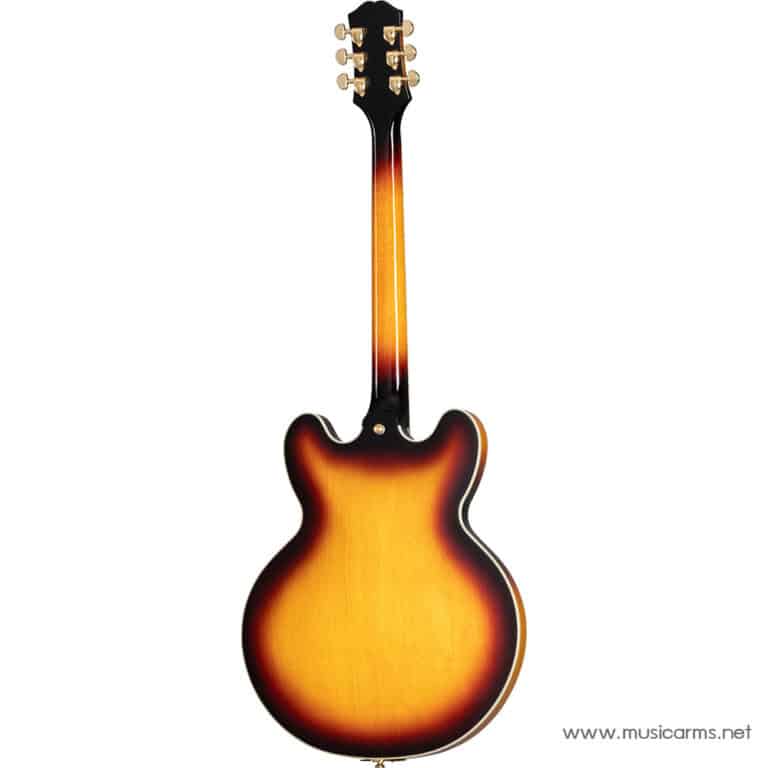 Epiphone Sheraton Semi-Hollow Electric Guitar in Vintage Sunburst back ขายราคาพิเศษ
