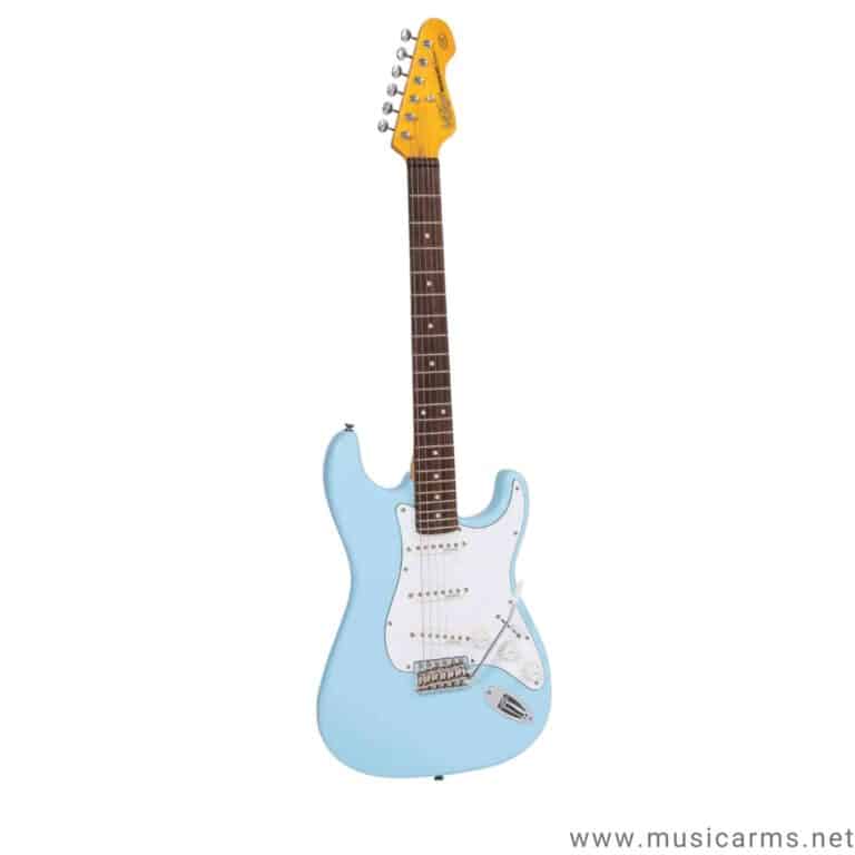 Vintage V6ReIssued Electric Guitar สี Laguna Blue