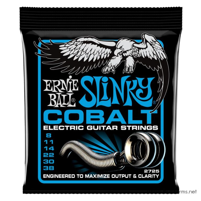Ernie Ball Super Slinky Cobalt Flatwound Electric Guitar String .09-.42 ขายราคาพิเศษ