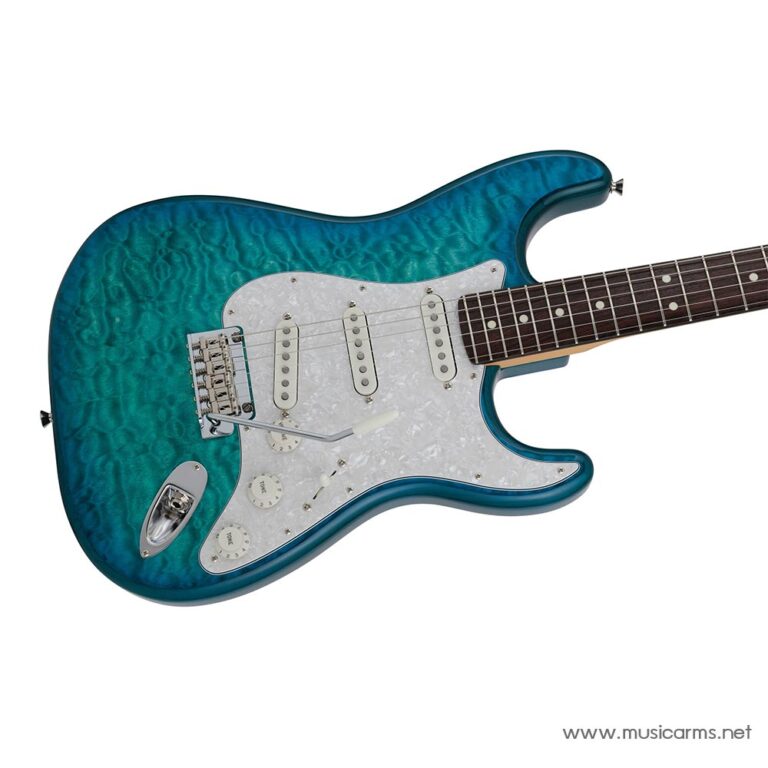 Fender 2024 Collection Hybrid II Stratocaster Quilt Aquamarine body ขายราคาพิเศษ