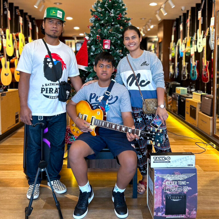 M-Vave Tank G PD34 + แอมป์ไฟฟ้า Ashdown KT-15 + ไฟฟ้า Gusta GLP-05 P HB