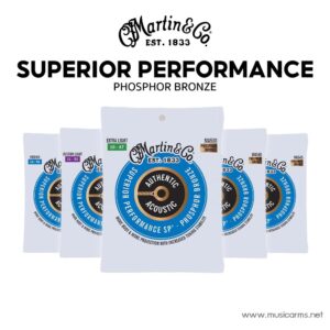 Martin Superior Performance Phosphor Bronze สายกีต้าร์โปร่ง