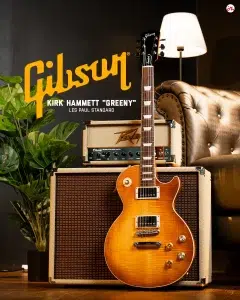 Gibson Kirk Hammett “Greeny” Les Paul Standard กีตาร์ไฟฟ้าราคาถูกสุด