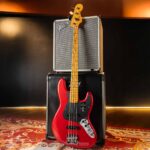 FENDER AMERICAN ULTRA II JAZZ BASS SINISTER RED ขายราคาพิเศษ