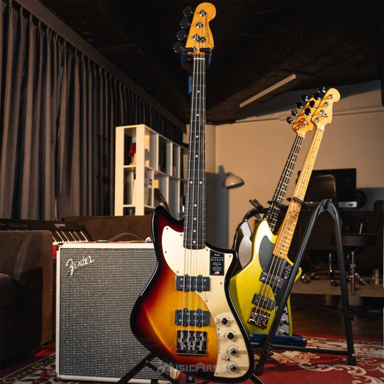FENDER AMERICAN ULTRA II METEORA BASS EB ULTRABURST ขายราคาพิเศษ