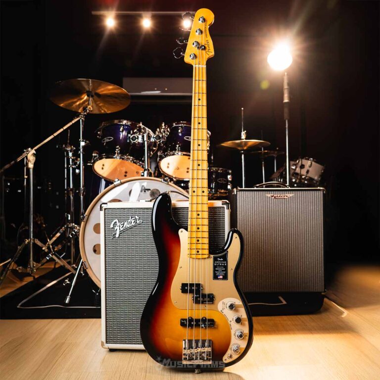 FENDER AMERICAN ULTRA II P BASS MN ULTRABURST ขายราคาพิเศษ
