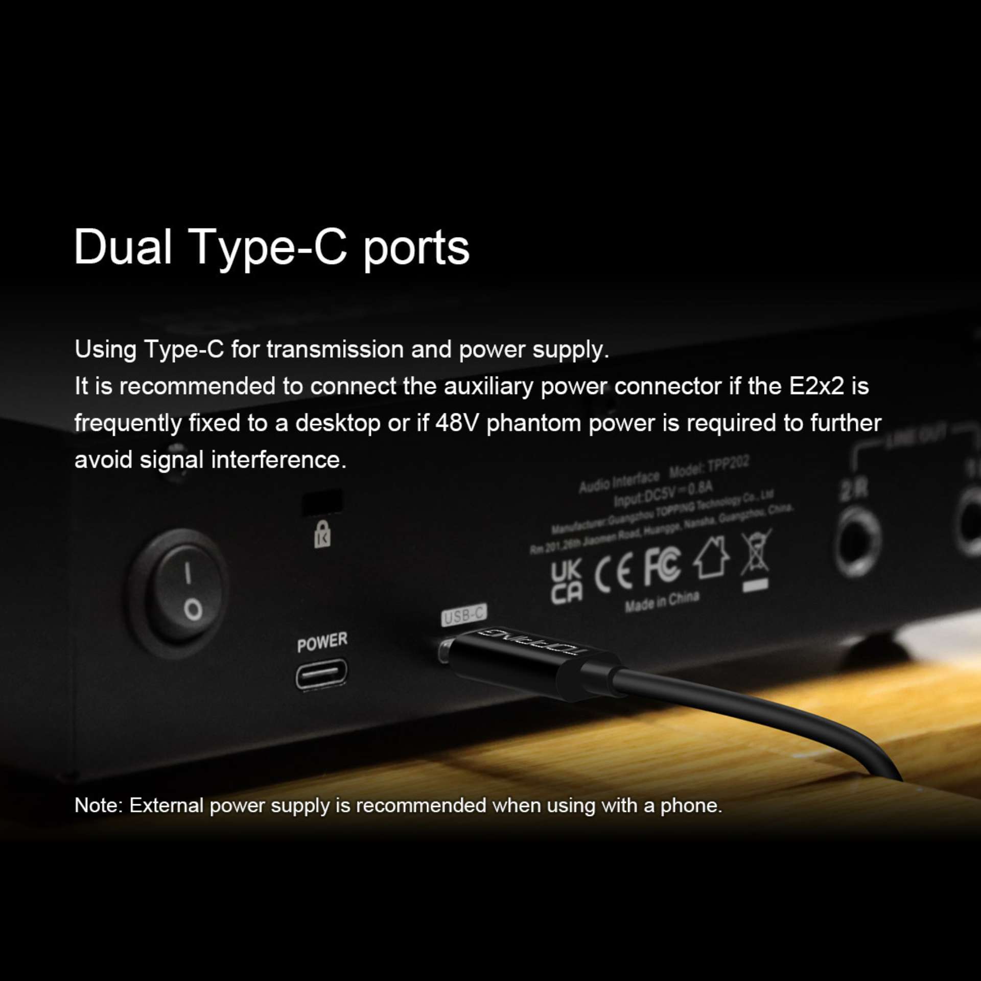 Dual Type-C ports