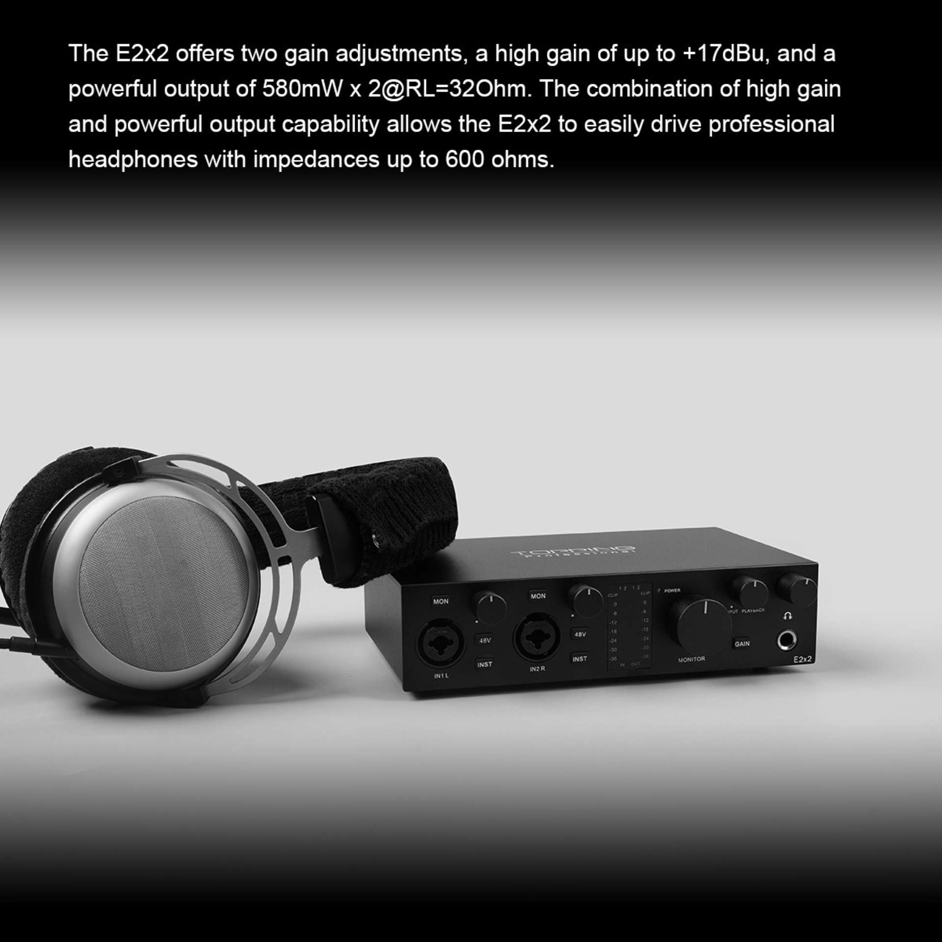 Self-developed headphone amp