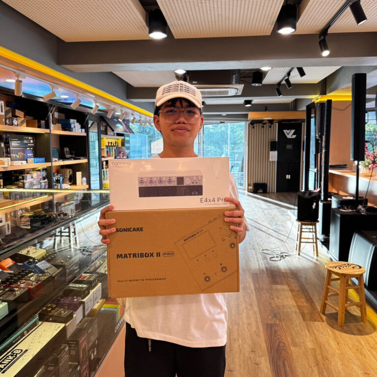 Topping Pro E4x4 Pre WH + มัลติเอฟเฟค Sonicake QME-200 Matribox II Pro