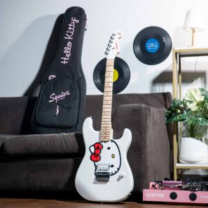 Squier Hello Kitty Stratocaster Limited Edition กีตาร์ไฟฟ้าราคาถูกสุด