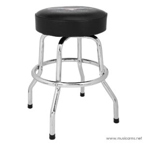 Fender Custom Shop Chevron Logo Barstool, Black/Chrome เก้าอี้ราคาถูกสุด