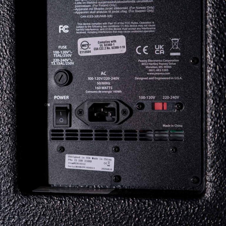 PEAVEY PVS 15 ลำโพงซับวูฟเฟอร์ ขายราคาพิเศษ