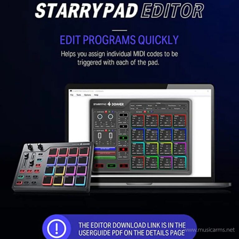 Donner STARRYPAD (MIDI Pad Controller) ขายราคาพิเศษ