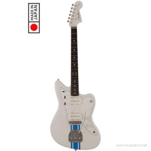 Fender 2023 Collection, Made in Japan Traditional 60s Jazzmaster, Olympic White with Blue Competition Stripe กีตาร์ไฟฟ้าราคาถูกสุด