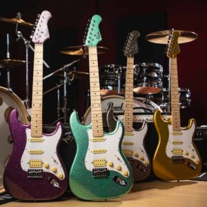 Gusta GST-01 HSS Sparkle กีตาร์ไฟฟ้าราคาถูกสุด