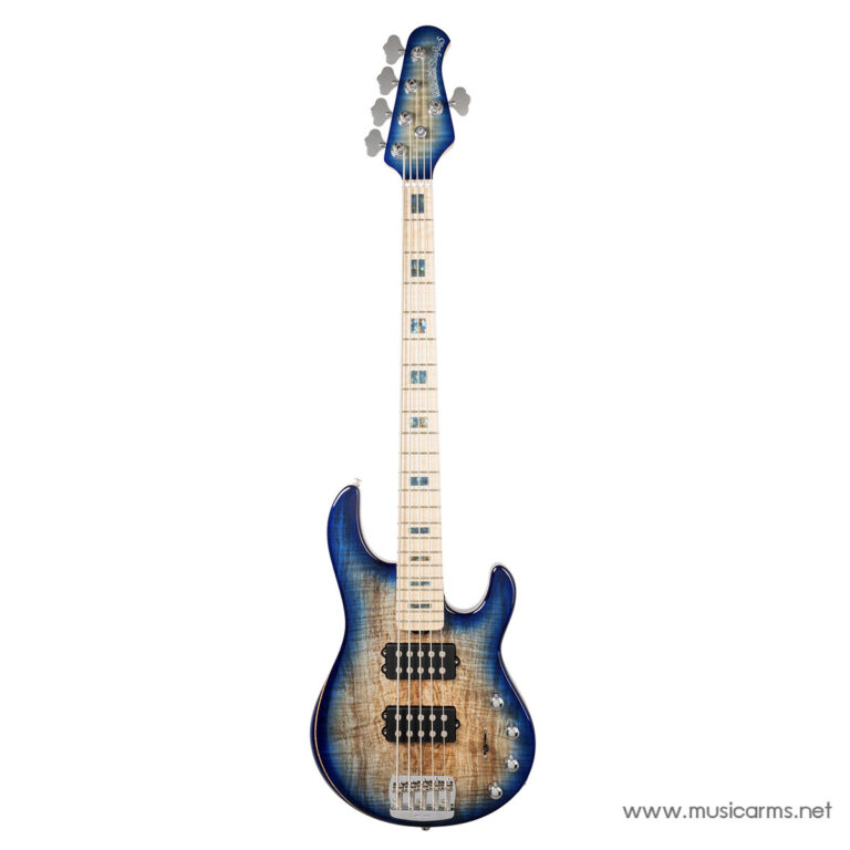 Music Man BFR StingRay Special 5HH Bass Guitar in Paua Blue Burst, Figured Maple Neck ขายราคาพิเศษ
