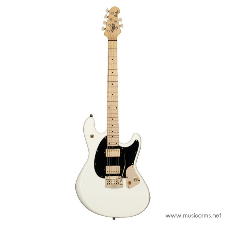 Sterling by Music Man Jared Dines Signature StingRay Electric Guitar in Olympic White ขายราคาพิเศษ
