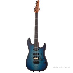 กีตาร์ไฟฟ้า Schecter USA Custom Shop – Sunset Custom II HSS – Ocean Blue Burst Satinราคาถูกสุด