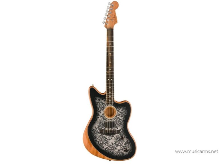 Fender American Acoustasonic Jazzmaster Black Paisley Limited Edition ขายราคาพิเศษ