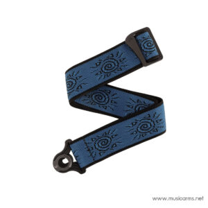 D’Addario Auto Lock Guitar Strap Blue Suns สายสะพายราคาถูกสุด