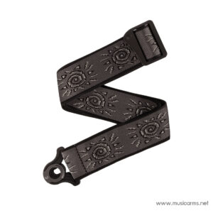 D’Addario Auto Lock Guitar Strap Silver Suns สายสะพายราคาถูกสุด