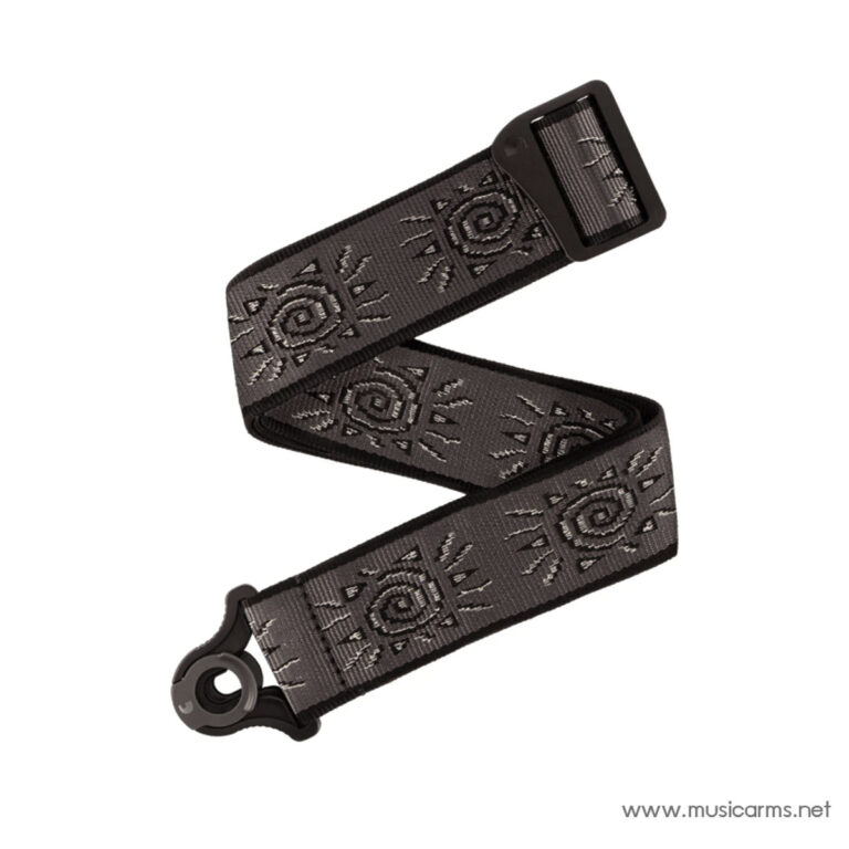 D’Addario Auto Lock Guitar Strap Silver Suns ขายราคาพิเศษ