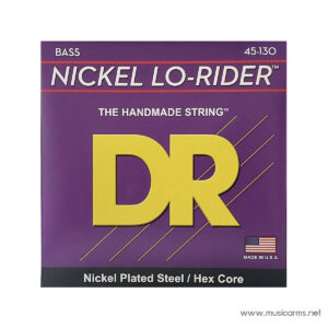 DR Strings Nickel Lo-Rider 45-130 Medium 5-String สายเบสไฟฟ้าราคาถูกสุด