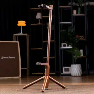 Galux GS-221 Wooden Floor Guitar Stand – Walnut ขาตั้งกีต้าร์ราคาถูกสุด