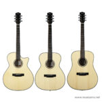 Harmony Foundation Series Terra FS Dreadnought, GA Cutaway, OM ลดราคาพิเศษ