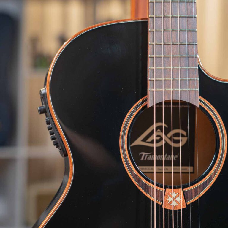 LAG GUITAR T118ASCE BLACK ขายราคาพิเศษ