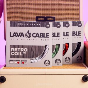 Lava Cable Retro Coil Straight to Right Angle สายแจ็คราคาถูกสุด