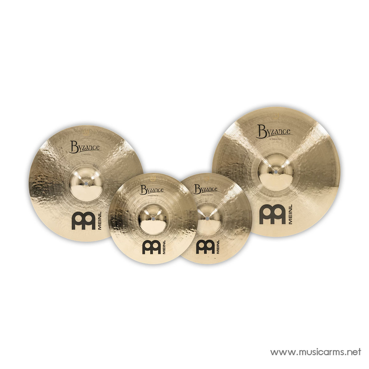 Meinl Byzance Brilliant Complete Cymbal Set – BB-CS1