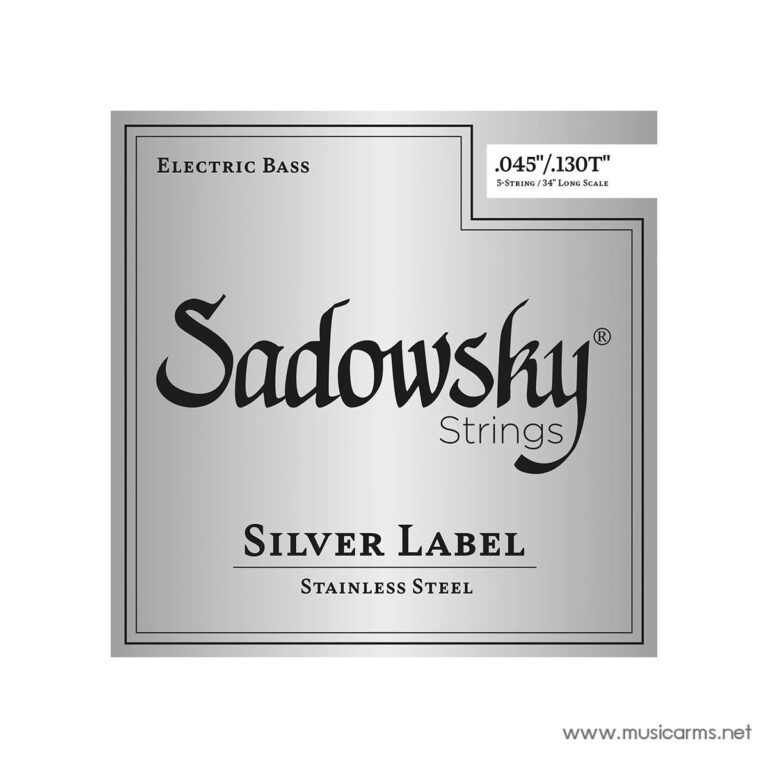 Sadowsky Silver Label Bass String Set 045-.130 – 5-String ขายราคาพิเศษ