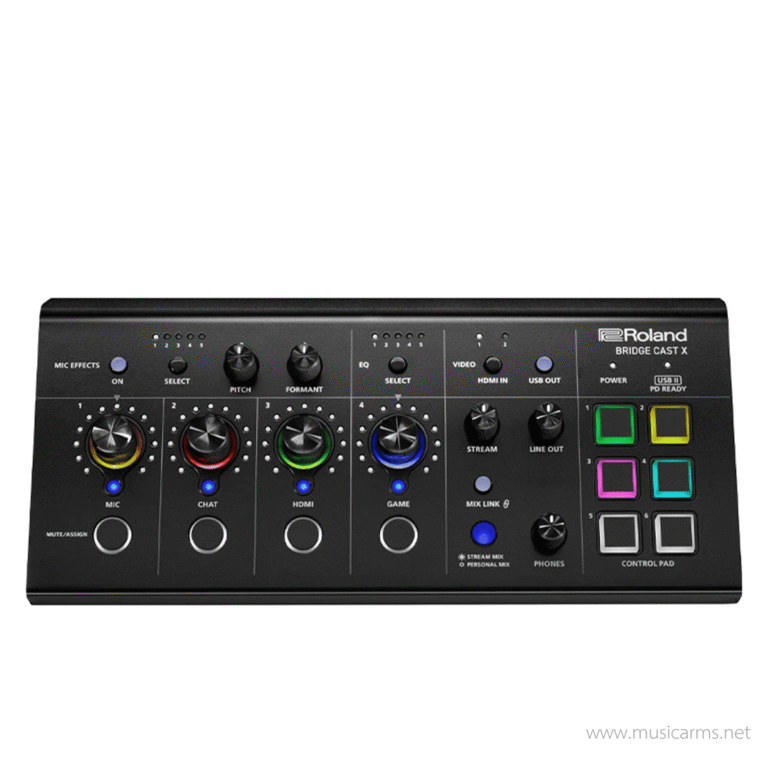 Roland BRIDGE CAST X Dual Bus Streaming Mixer And Video Capture มิกเซอร์ ขายราคาพิเศษ
