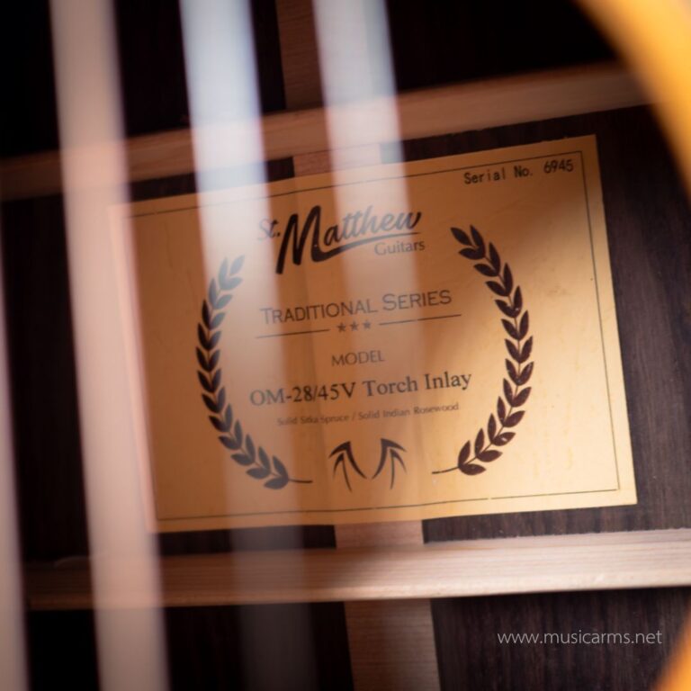 กีตาร์โปร่ง St.Matthew OM-2845V Torch Inlay ขายราคาพิเศษ